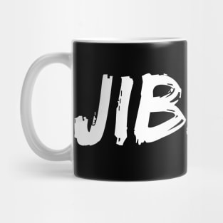 Jibber T-Shirt and Apprel for Skiers and Snowboarders Who Love To Jib Mug